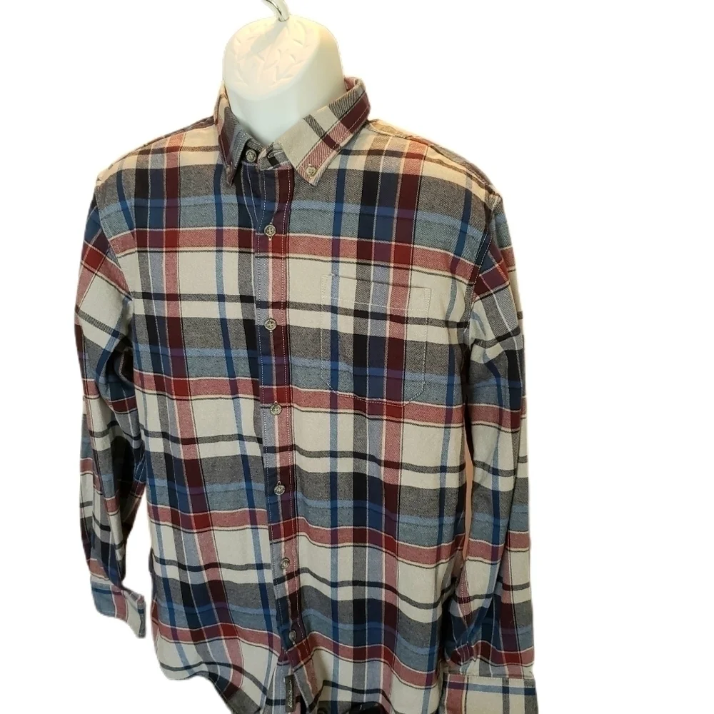 Eddie Bauer Bristol Flannel Size L - soft.  Very Unisex